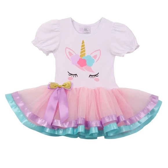 pastel unicorn tutu dress